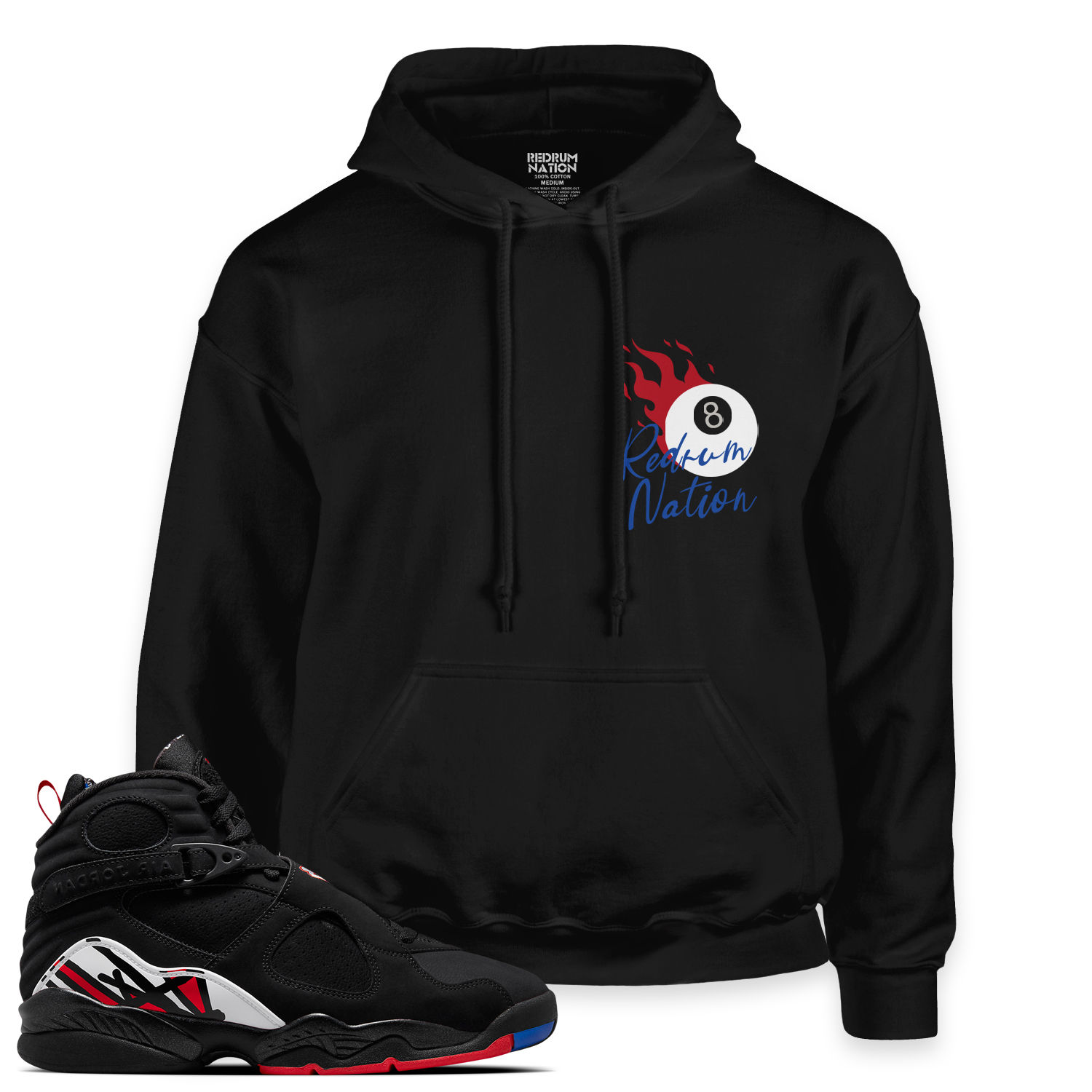 Playoffs 8 Eight-Ball Pullover Hoodie