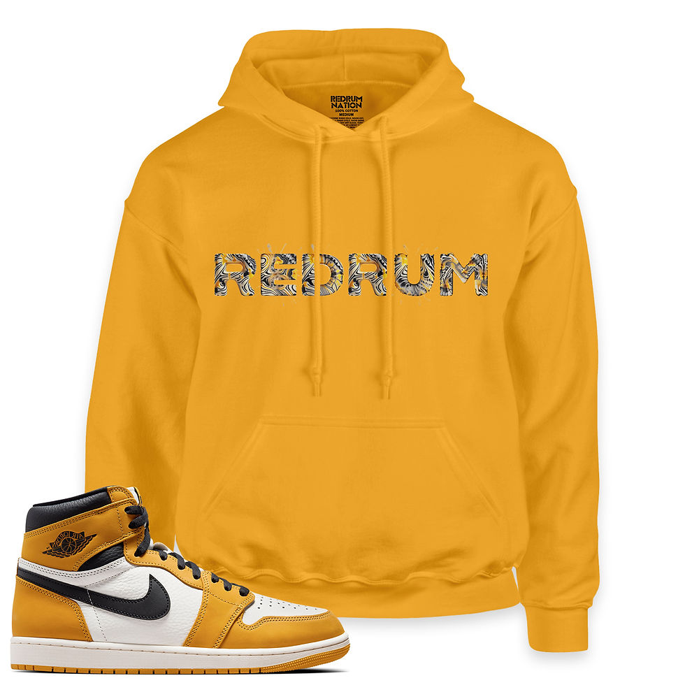 Thumbnail: Yellow Ochre 1 Redrum V19 Pullover Hoodie