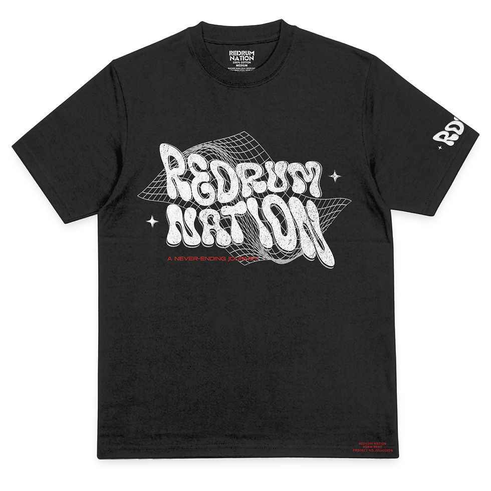 Thumbnail: Black/Metallic Silver 5 Redrum Nation V31 T-Shirt