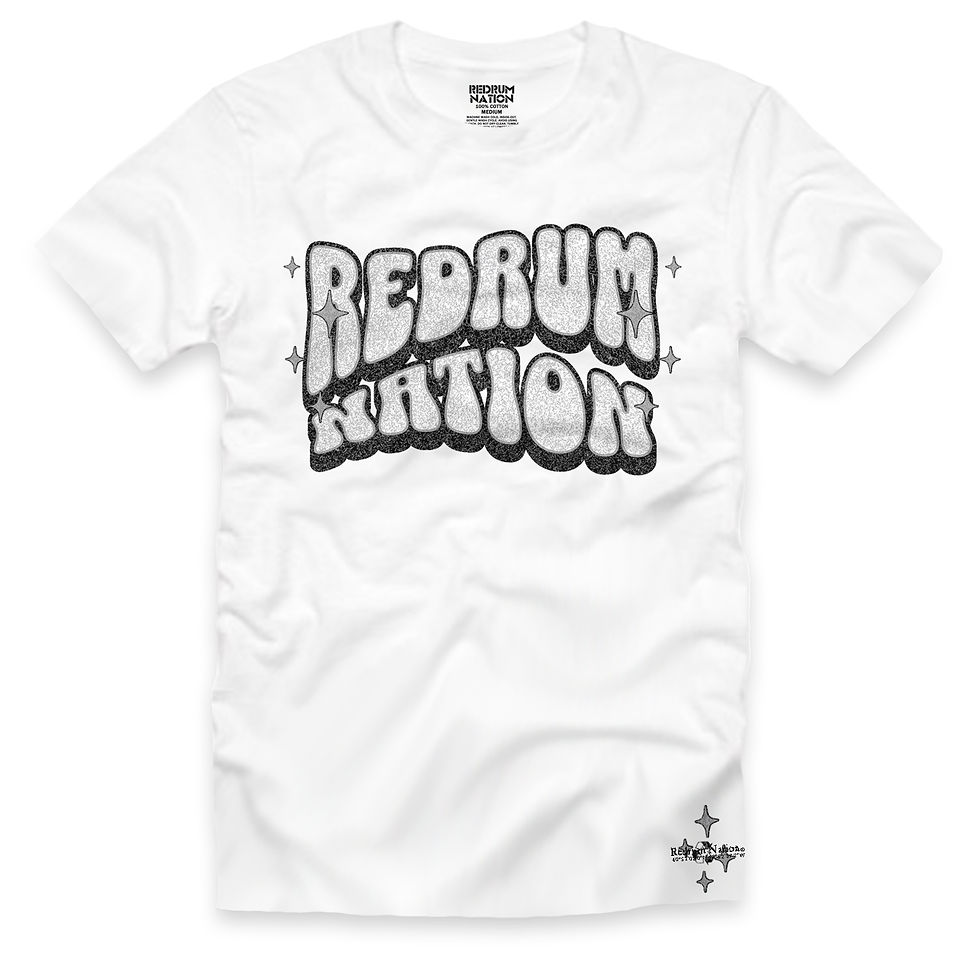 White Black 5 Redrum Nation V27 T-Shirt