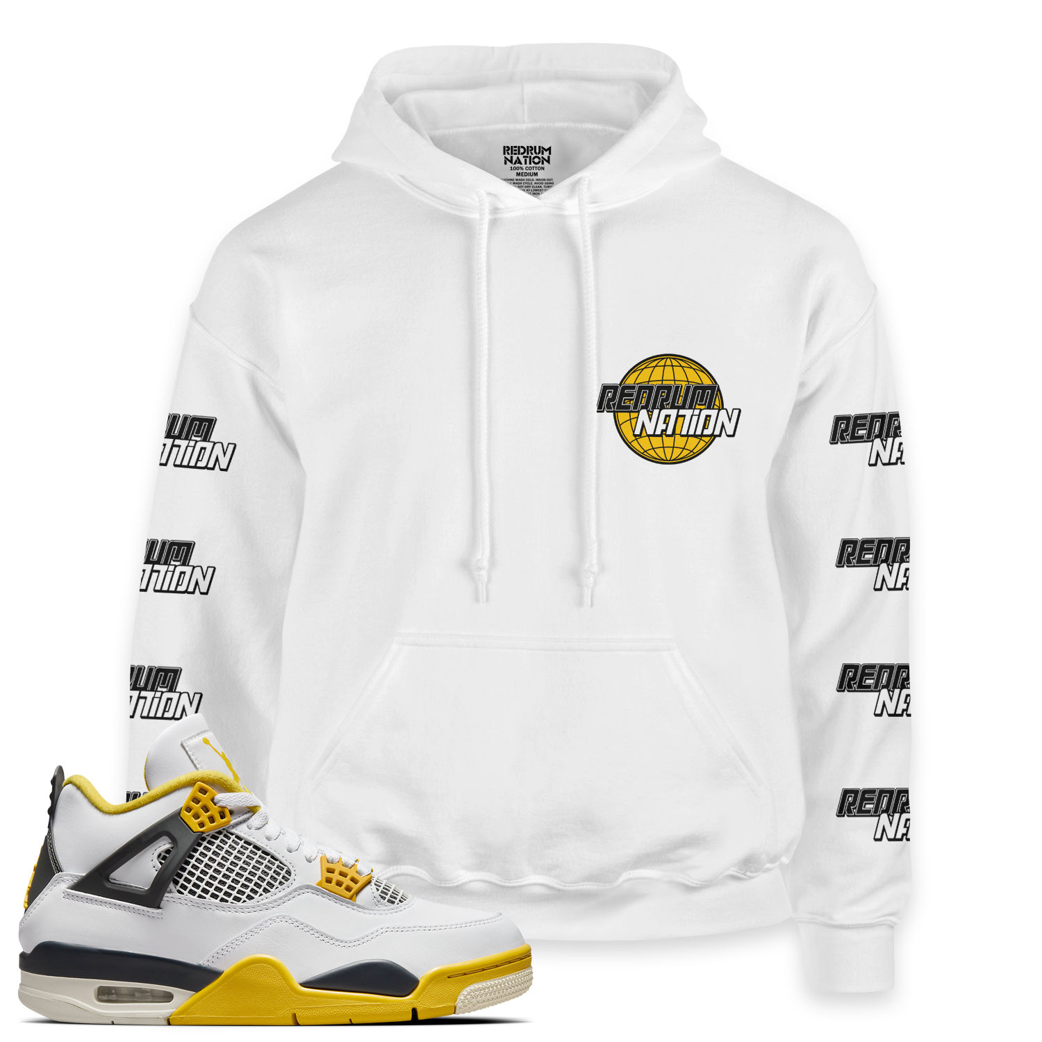 Vivid Sulfur 4 Redrum Nation V25 Pullover Hoodie