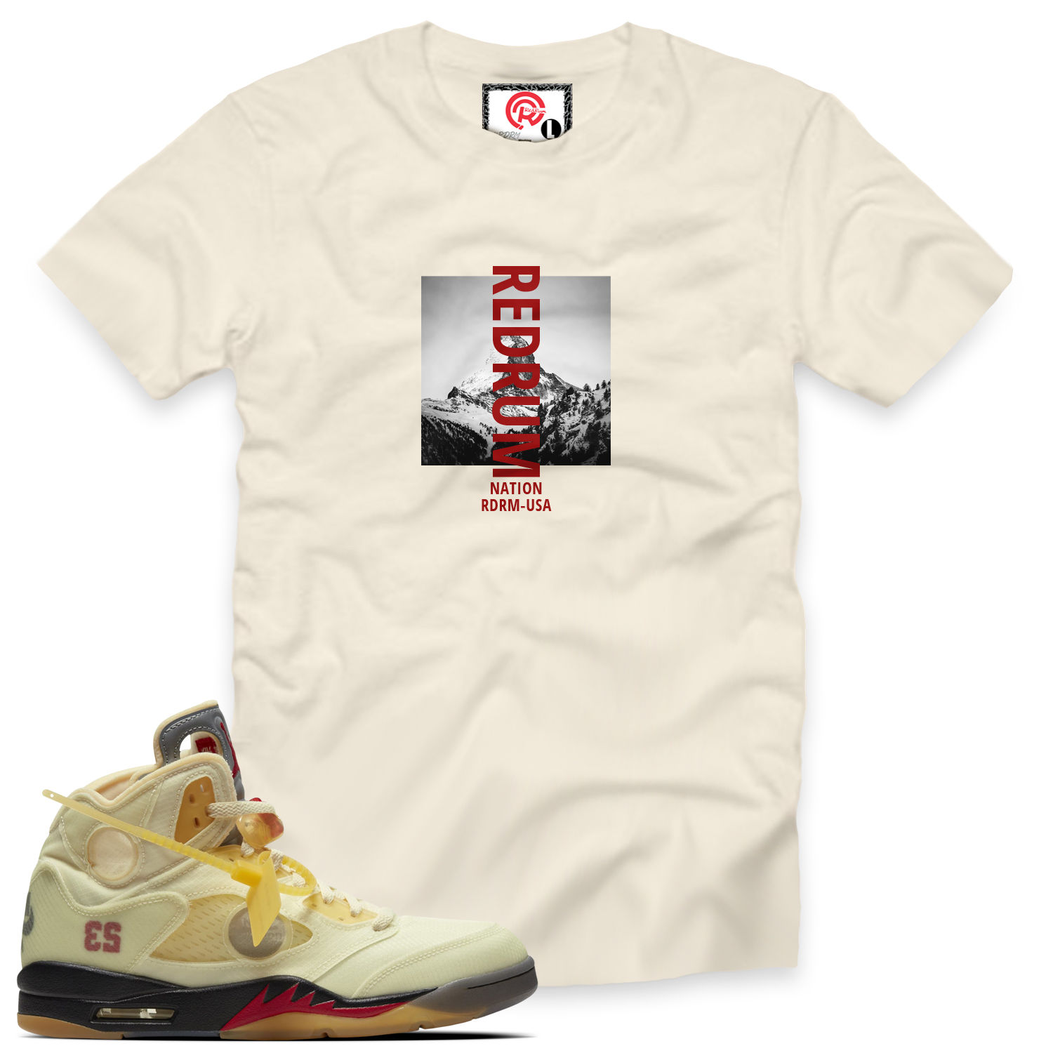 Off-White Sail 5 Redrum Nation RDRM v4 T-Shirt