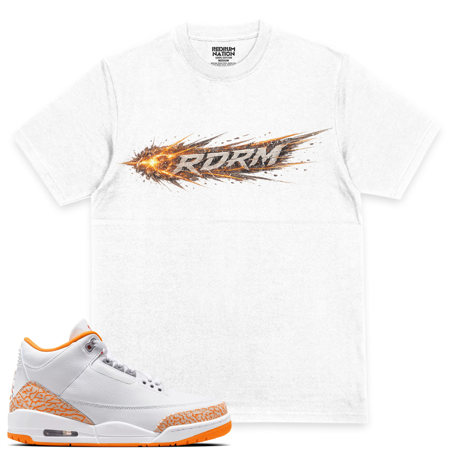 Orange Citrus 3 Velocity Core T-Shirt