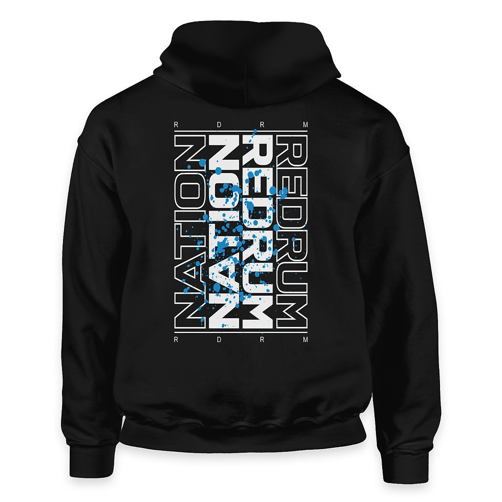 Thumbnail: Powder Blue 9 Redrum Nation V21 Pullover Hoodie