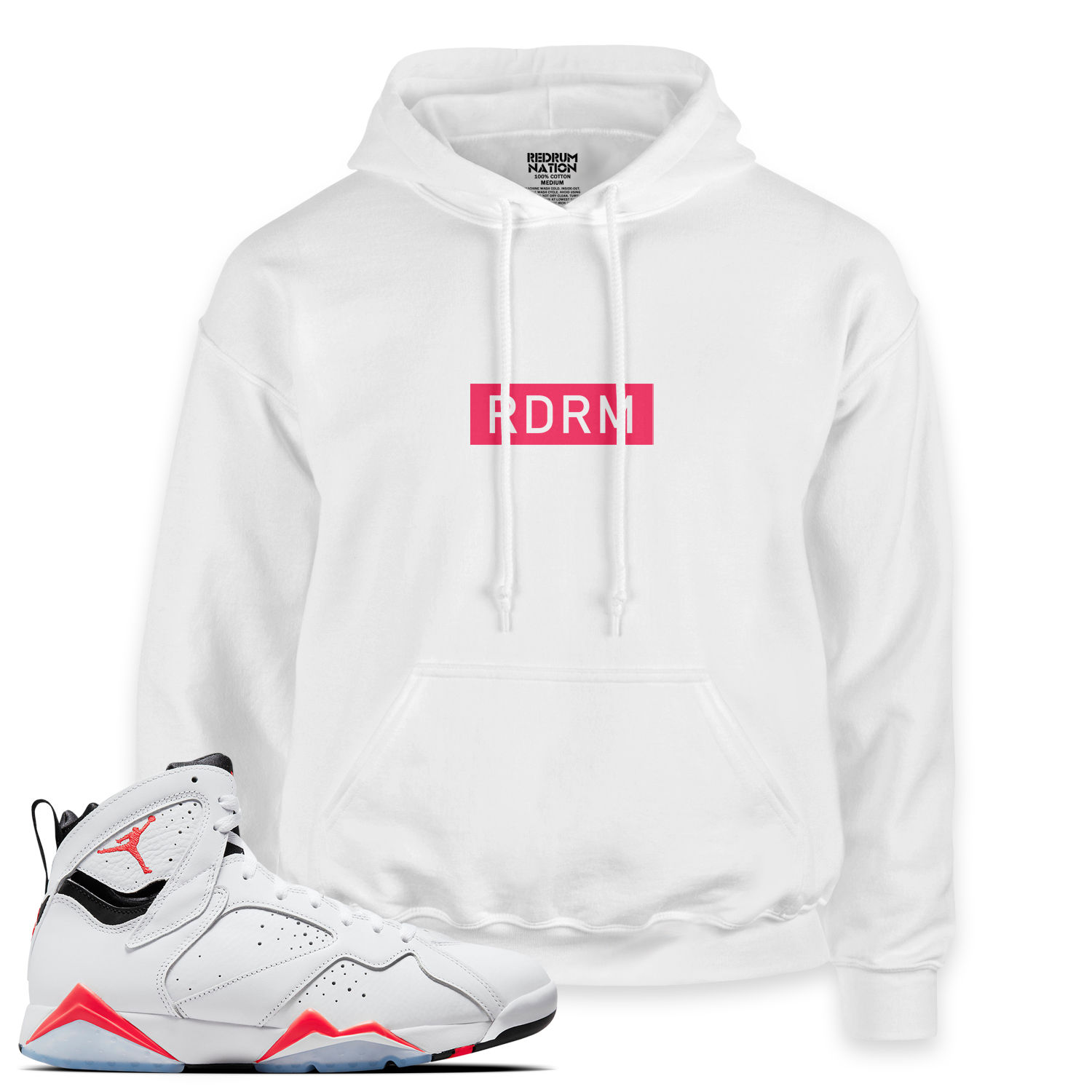 White Infrared 7 RDRM V11 Pullover Hoodie