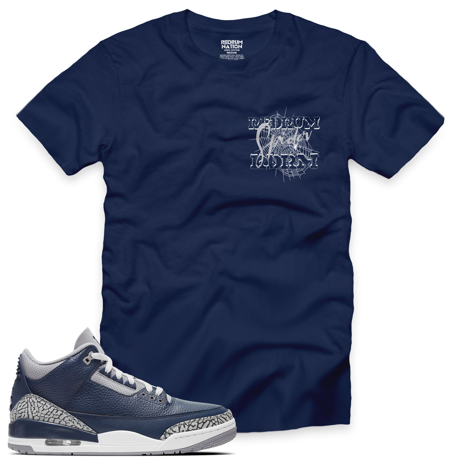 Midnight Navy 3 Redrum Spider T-Shirt