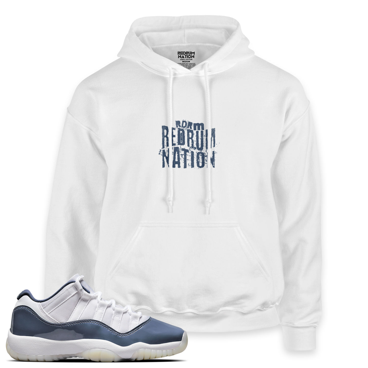 Diffused Blue 11 RDRM Redrum Nation V6 Pullover Hoodie