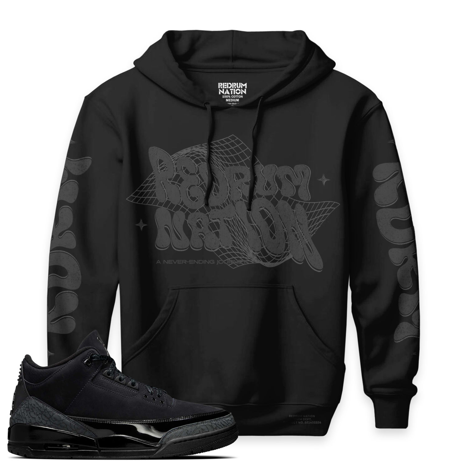 Black Cat 3 Redrum Nation V31 Pullover Hoodie