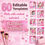 Thumbnail: Barbie Set of 60 Social Media Editable Templates