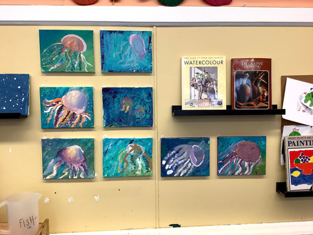 Jelly Fish Art