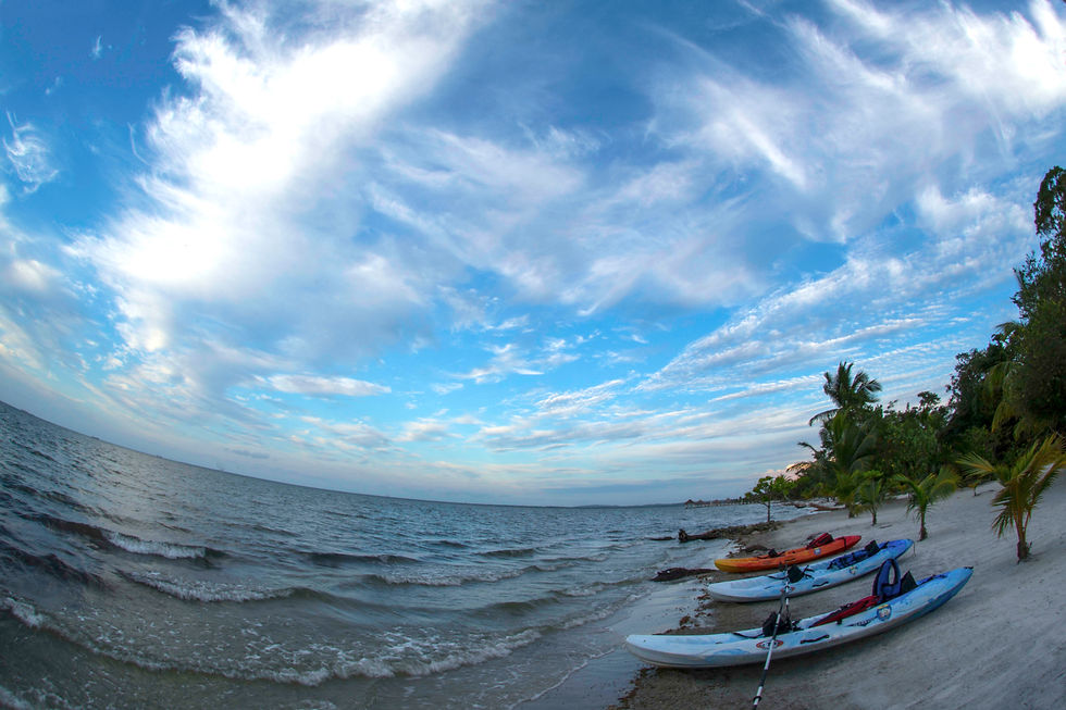 Viajando por la Bahía de Amatique