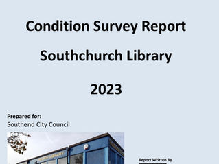 The FOI on Southchurch Library is in: No mention of “beyond repair” and the only time the report mentioned the “end of it’s life” was in reference to the hot water heater for £2K.