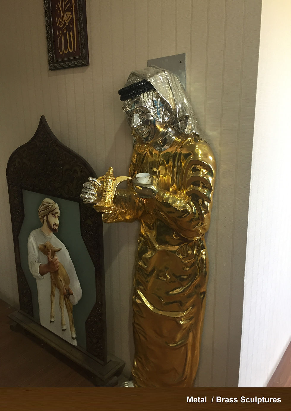 INTERIORS-DECOR-BRASS SCULPTURES