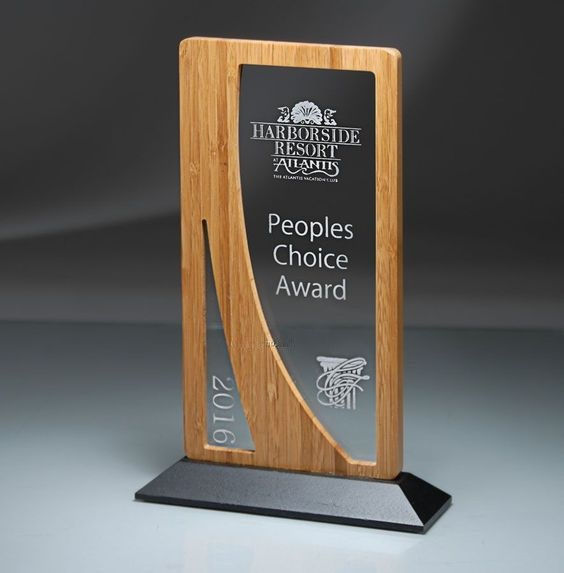 acrylicman middleeast--wooden acrylic award
