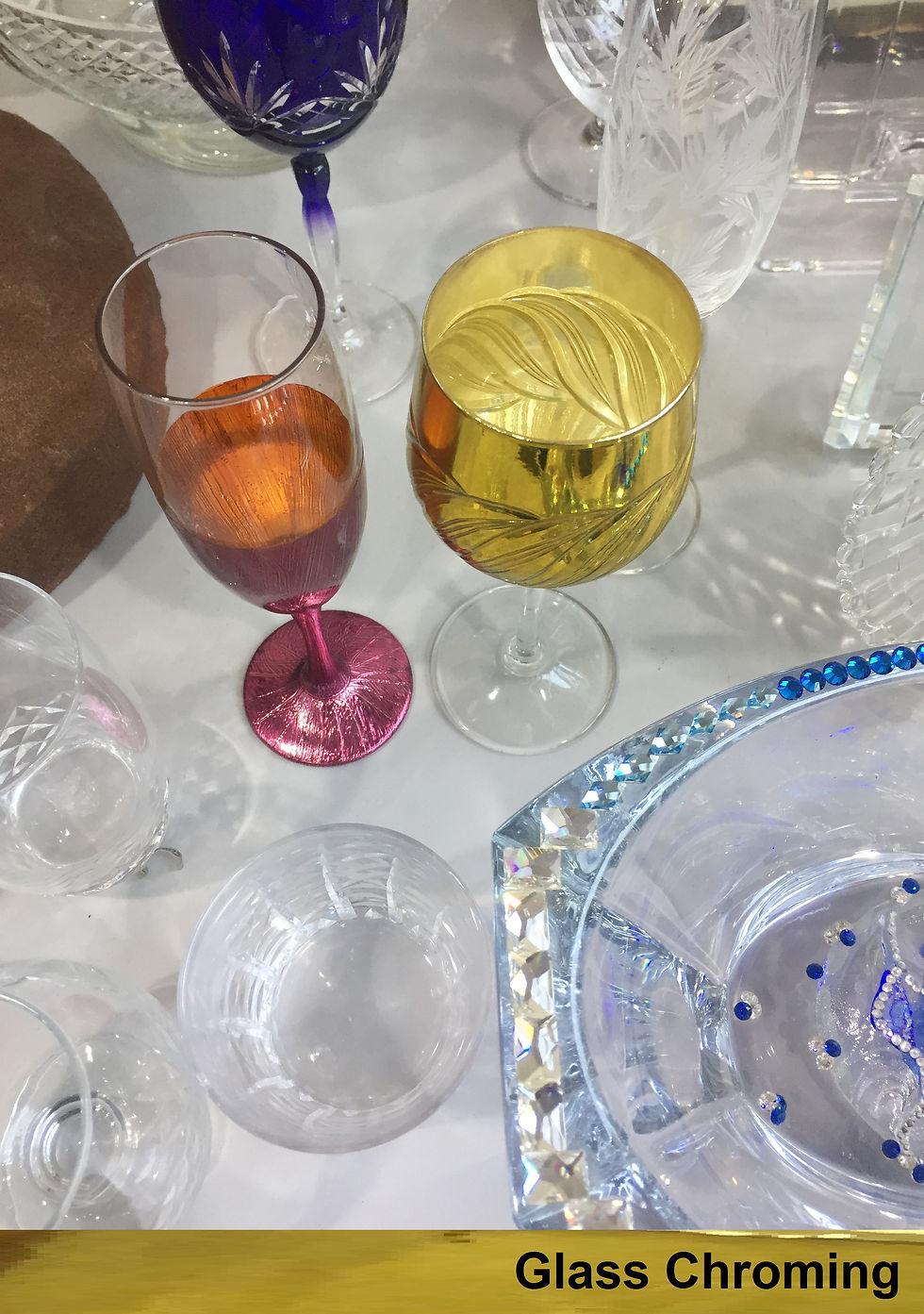INTERIORS-DECOR-GLASS CHROMING