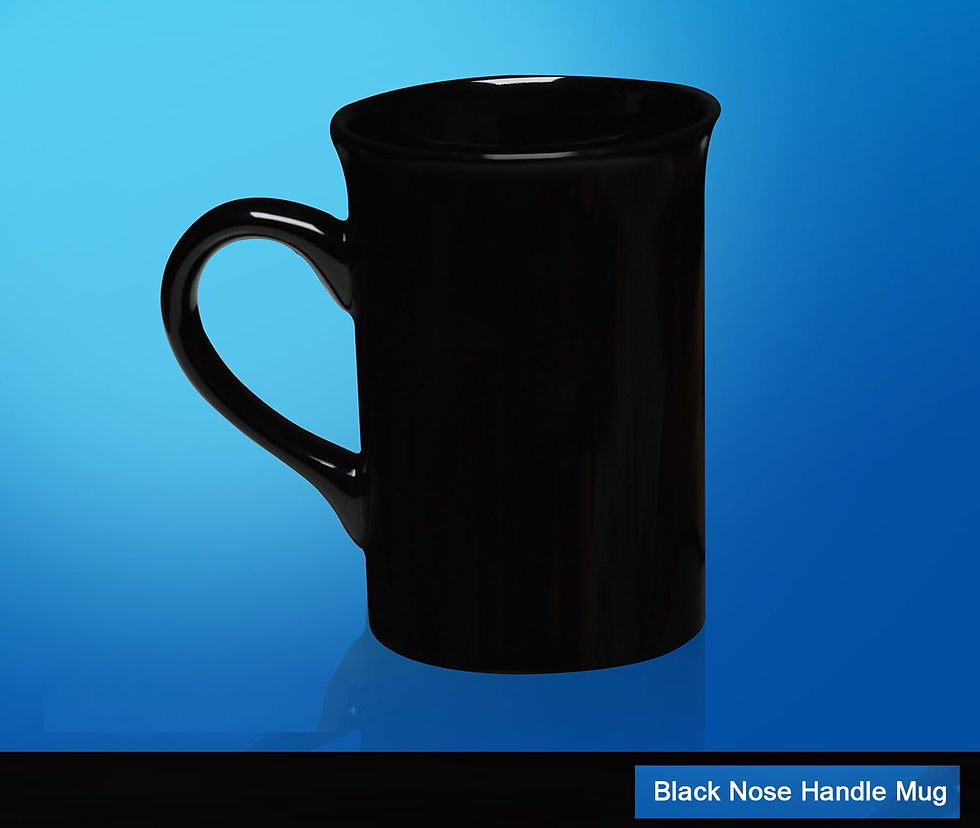 Gifts-Mugs-Black Nose Handle Mug