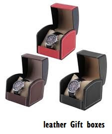 Leather packing boxes
