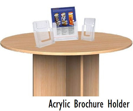 Acrylic brochure holders