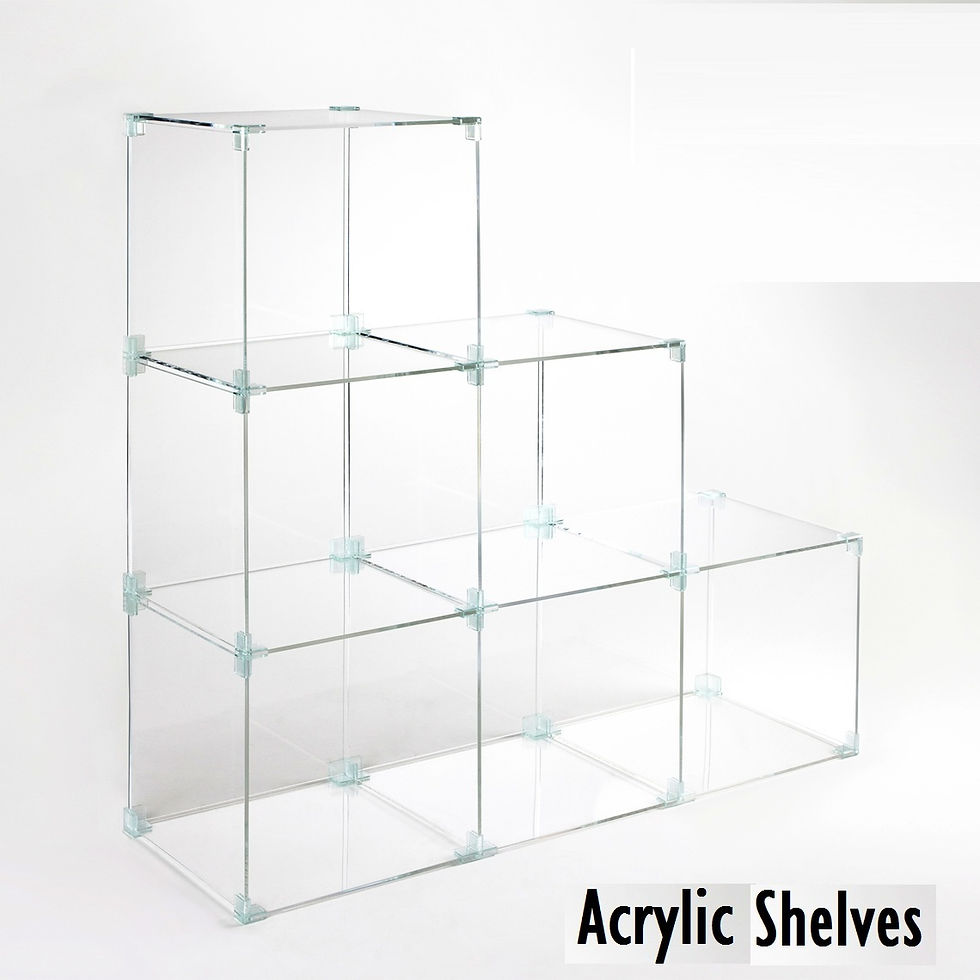 acrylic shelf
