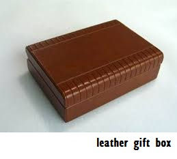 leather gift box