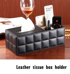 Leather tissue box holders1