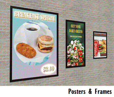 SIGNAGE-Poster frames