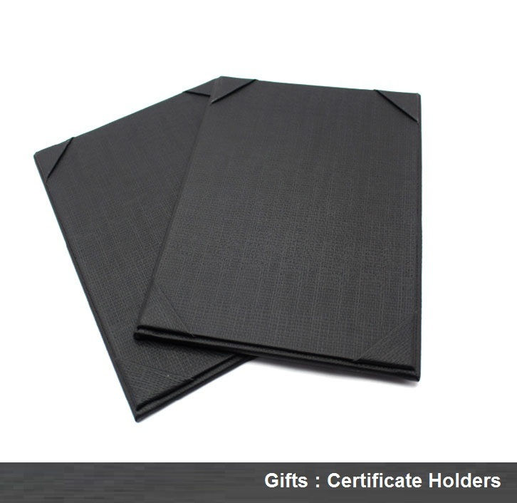 GIFTS-LEATHER-leather certificate holder