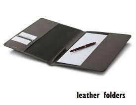 Leather folders1