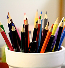 Couleur-Crayons-In-Container