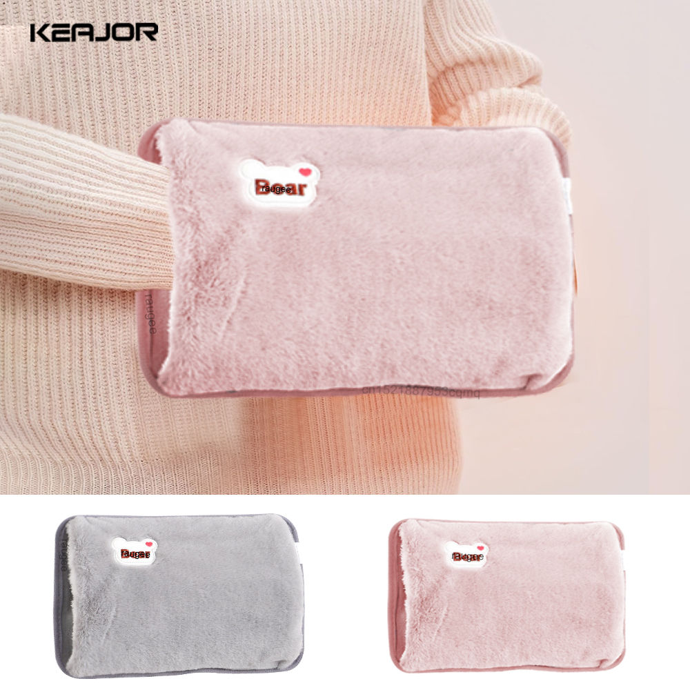 Hand Warmer Electric Hot Water Bag Soft Hand Heater Fast Heating Warm Water Bag 