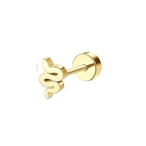 Thumbnail: Bobisty 1PC Flat Back Earrings for Women Hypoallergenic Surgical Steel Earrings 