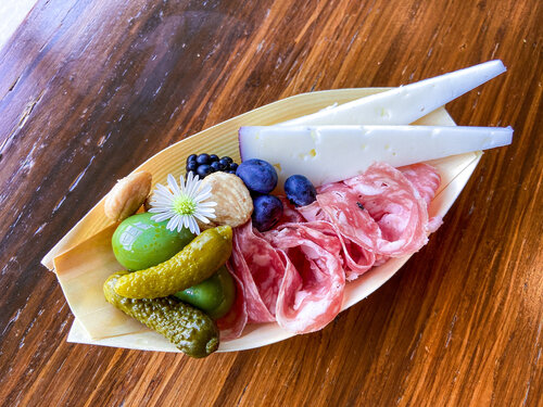 Arranged Food and Objects