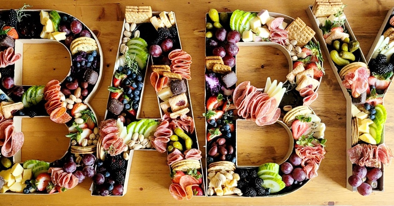 Arranged Food and Objects