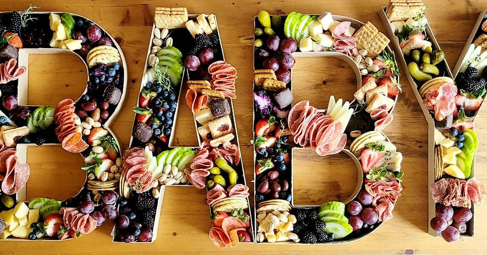Arranged Food and Objects