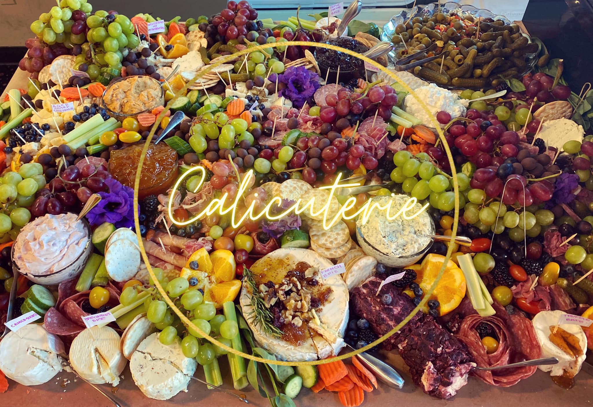 Arranged Food and Objects