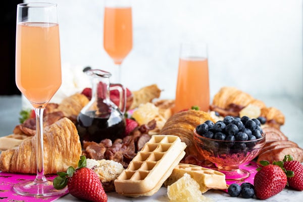 Arranged Food and Objects