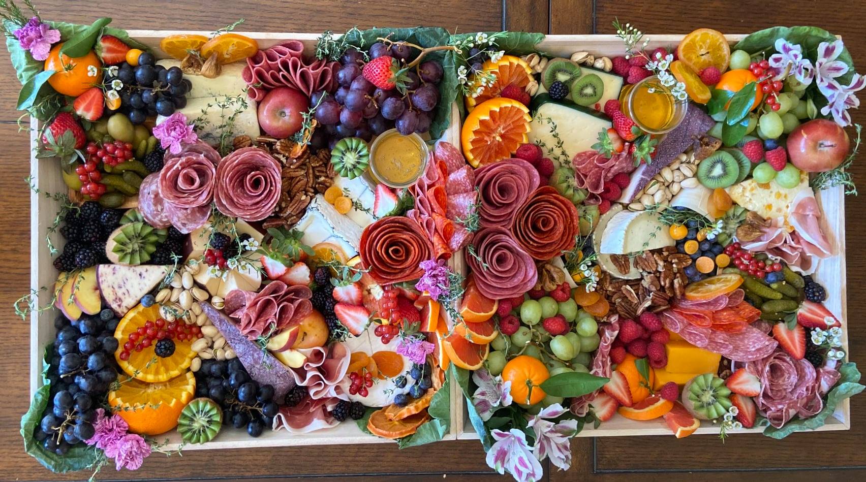 Arranged Food and Objects