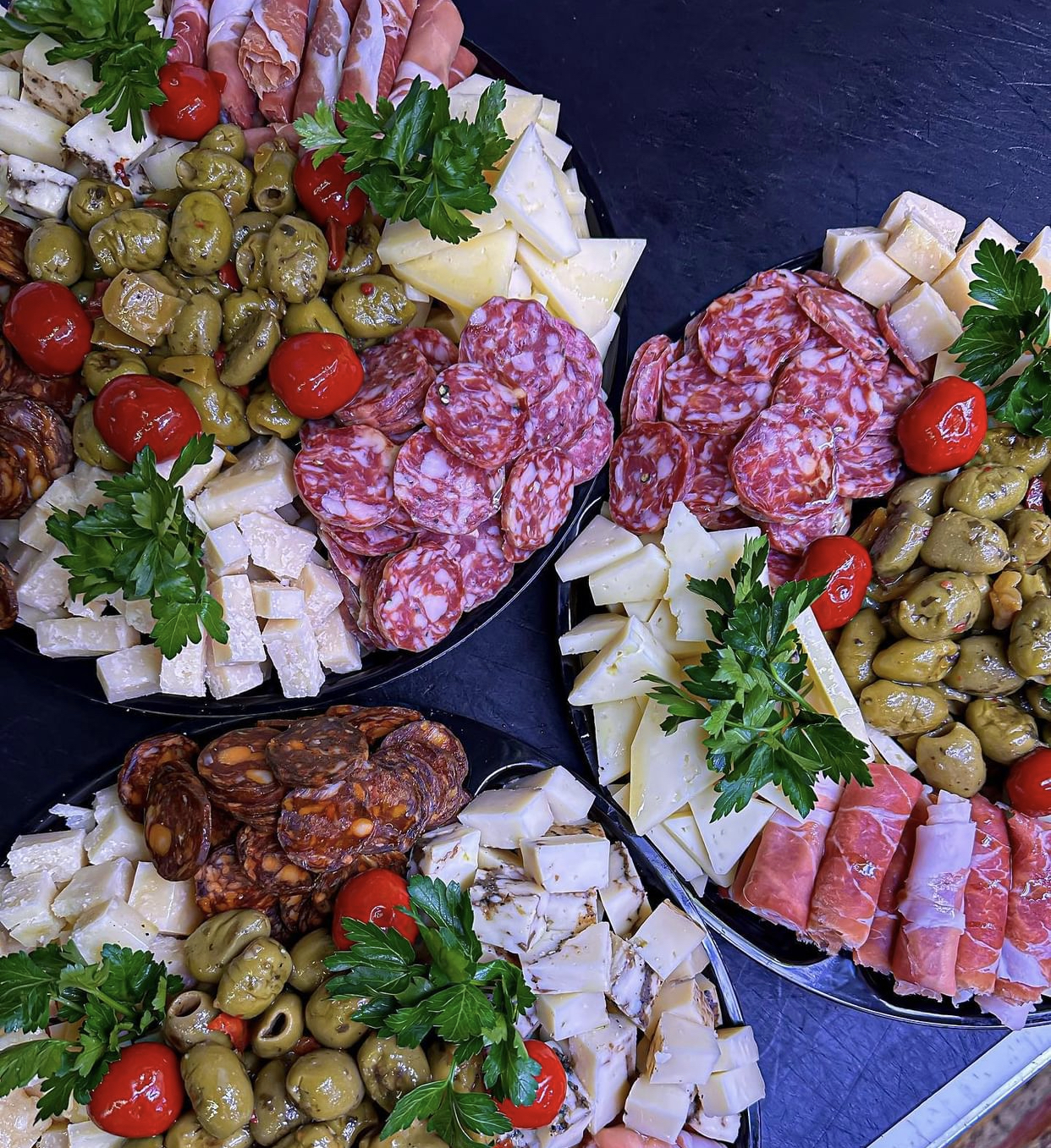 Arranged Food and Objects