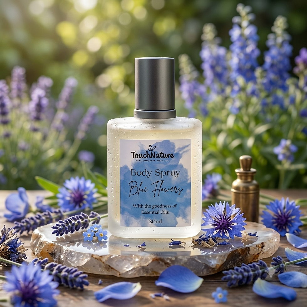 Touch Nature Body Spray – Blue Flowers (30ml)
