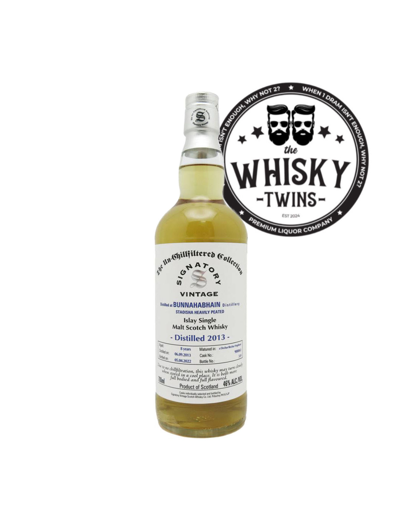 Bunnahabhain Distillery Signatory Vintage 2013 Single Malt Scotch Whisky