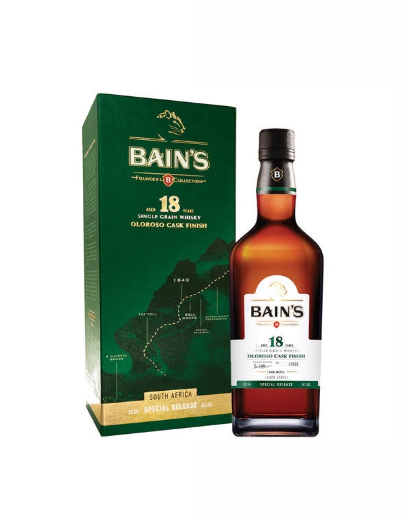 Bain’s Founder’s Collection 18 Year Old Single Grain Whisky Oloroso Cask Finish