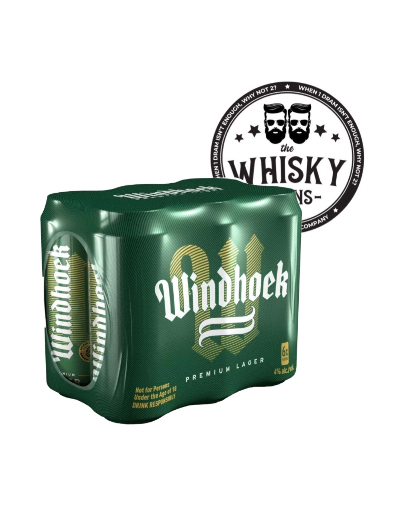 Windhoek Premium Lager 6 Pack Cans (500ml)
