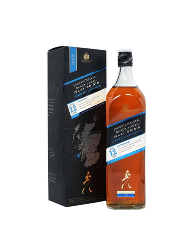 Johnnie Walker 12 Year Old Black Label Islay Origin Blended Scotch