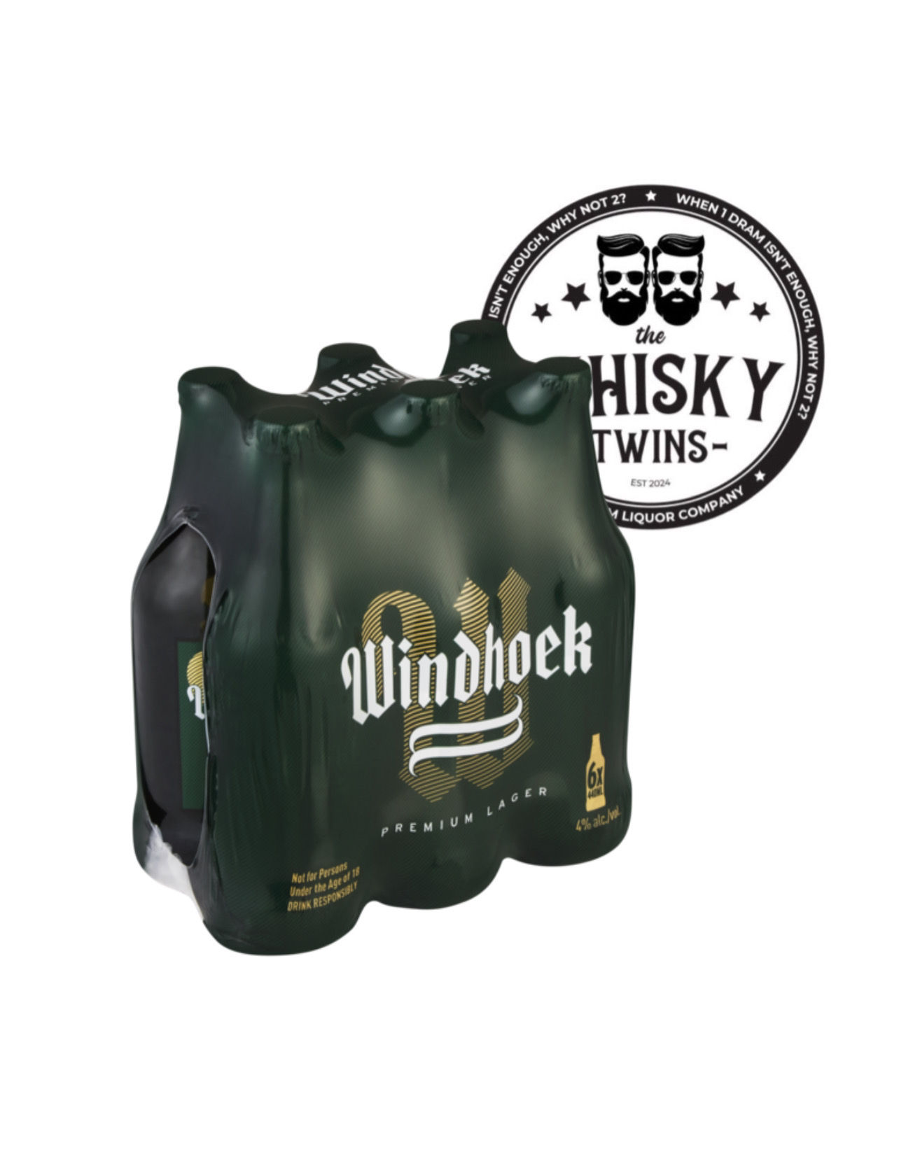 Windhoek Premium Lager 6 Pack NRB (440ml)