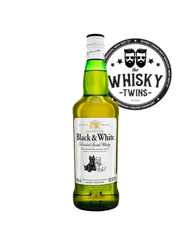 BLACK & WHITE スコッチウイスキー Black & White Blended Scotch Whisky | The Whisky Twins