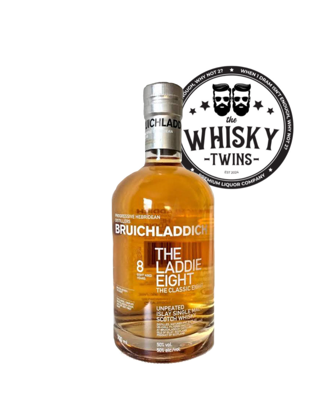 Bruichladdich 8 Year Old  The Classic Eight Unpeated Single Malt Scotch Whisky