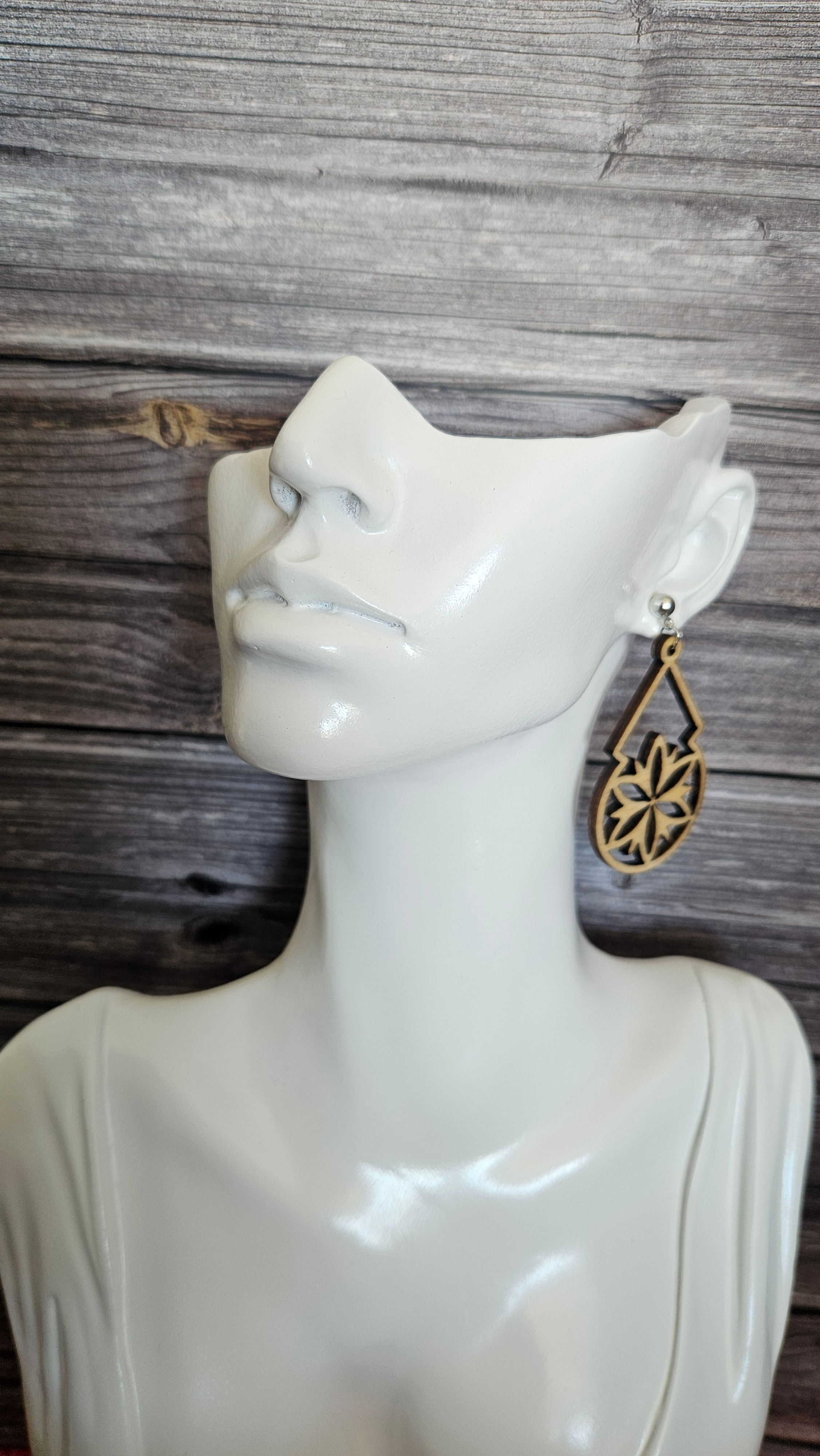 Boucles d'oreilles Rosace Ethérée