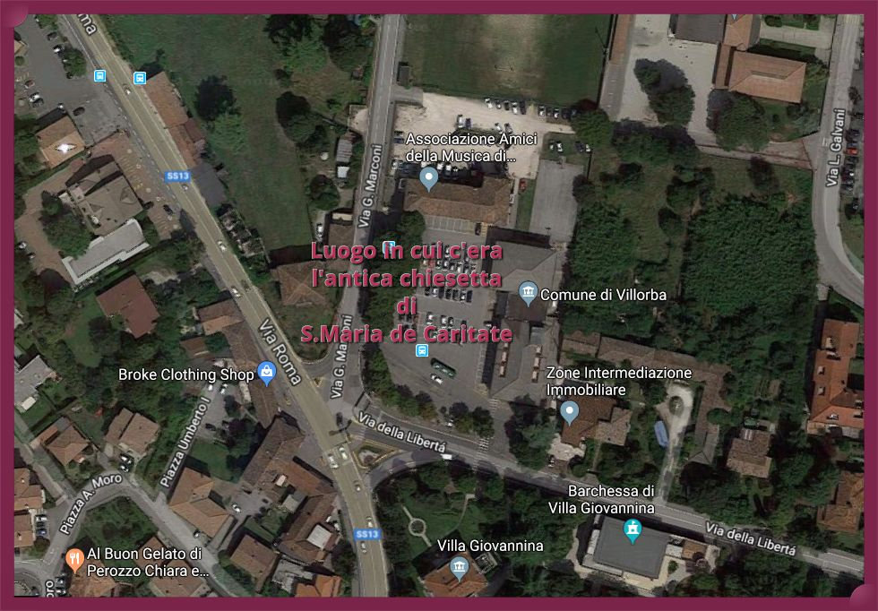 CHIESETTA ANTICA DI CARITA' - DOVE SORGE