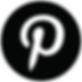 Pinterest Black Round