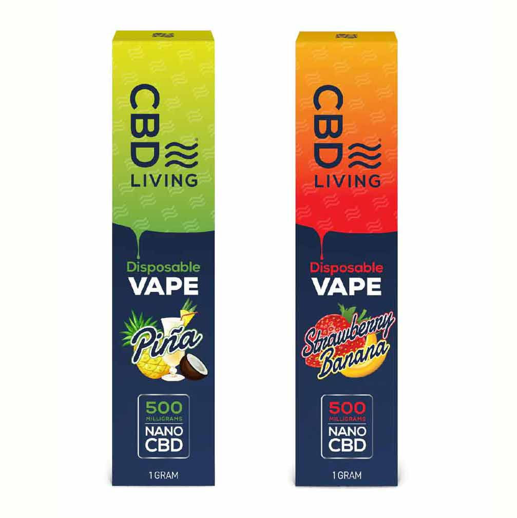 CBD Living – Disposable Vapes – 500 mg